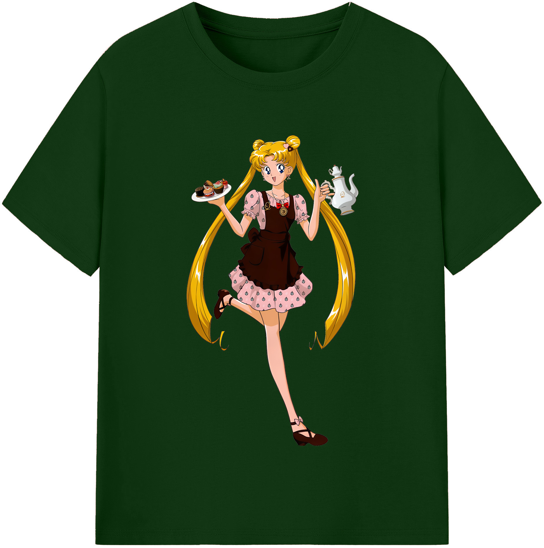 （画像用） 美少女戦士セーラームーン 愛野 美奈子 あいの みなこ Sailor Moon Aino Minako 綿100％半袖Tシャツ（フロントプリント）